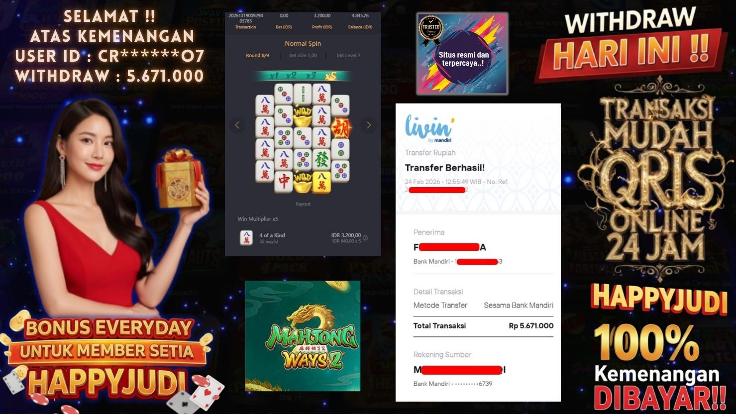 HAPPYJUDI JACKPOT SLOT MAHJONG WAYS 2